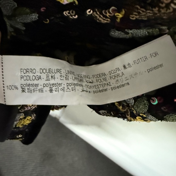 Zara Multi Color Sequin Mini Dress Size Small - Picture 9 of 9